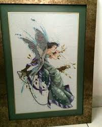 Garden angels come at dawn bless the flowers then theyre gone details about this design. A Midsummer Night S Fairy Mirabilia Design Crossstich On White Aida Stiched By Annie Sukanto On 2004 Cross Stitch Guerrilla Girls Painting