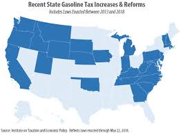 Pennsylvania's gas tax rate is highest at 58.7 cents per gallon, followed by california (55.22 cpg) and washington (49.4 cpg). Most States Have Raised Gas Taxes In Recent Years Itep