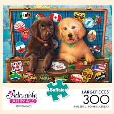 For adults, family and kids. Buffalo Games Adorable Animals Stowaways 300 Large Piece Jigsaw Puzzle Walmart Canada