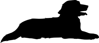 Image Result For Silhouettes Dog Laying Down Golden Retriever Silhouette Dog Silhouette Silhouette