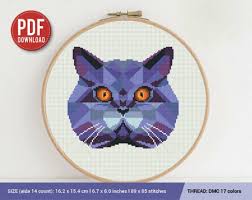 14 count, 21.05w x 17.60h cm 11 count. Cat Cross Stitch Patterns Where To Find Great Designs