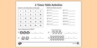 Pin By Monica Arora On Gr 4 2 Times Table Times Tables 2 Times Table Worksheet