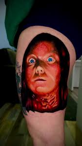 C a r r i e 1976 🩸🩸. Stephen king leg sleeve project 🔪 Using  @salvetattooproducts #stephenking #horror #horrorcore #horrortattoo  #inktothevoid
