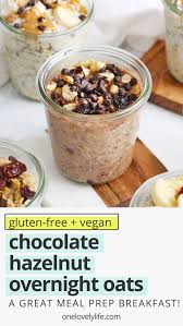 We did not find results for: Chocolate Hazelnut Overnight Oats Gluten Free Vegan One Lovely Life