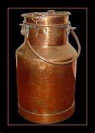 pin by michelle s 5 sparkle shop on vintage milk containers delivery trucks copper cookware old milk cans milk cans