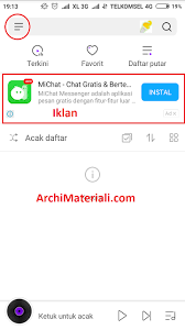 Cara letak iklan nuffnang atas header: Cara Mudah Blok Iklan Di Mi Music Archi Materiali