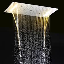 Ht 9 Function Led Shower Head Light Rain Shower 700x380mm