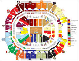 Acc Football Rx 2019 Acc Tournament Seating Chart