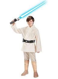 Die star wars verkleidung des jungen luke skywalker. Original Lizenz Star Wars Luke Skywalker Deluxe Kinder Kostum Fasching Karneval Ebay