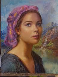 Acrylic portrait painting