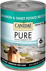 Remember, it is what you add to the sweet potato that increases calories. Canidae Grain Free Pure Limited Ingredient Salmon Sweet Potato Recipe Canned Dog Food 13 Oz Case Of 12 Chewy Com