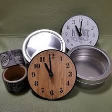 自分用が欲しくなる マグネット式 ミニ時計 by atsuさん 時計 手作り 100均 手作り 100均 アイディア