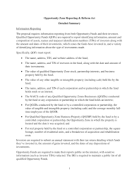Https Www Finance Senate Gov Download Opportunity Zone Reporting And Reform Act Of 2019 Summary