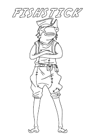 Watch this tutorial to learn how to draw my version of frozen fishstick skin from fortnite chapter 2. Fortnite Coloring Pages 140 Best Images Free Printable