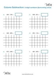 Grade 2 column form subtraction worksheets with 2 digit numbers. Subtraction With Regrouping Maths With Mum
