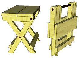 folding stool 004 3d woodworking plans folding stool folding wooden stool stool woodworking plans