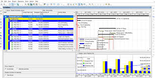 make project gantt chart using primavera p6 and ms project