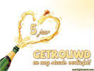 Huwelijk Huwelijksverjaardag 5 Jaar Gratis Wenskaarten Ecard Jakosawi Com