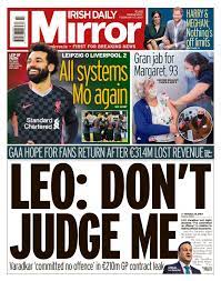 I would do anything to trade being at work. Irish Daily Mirror 2021 02 17