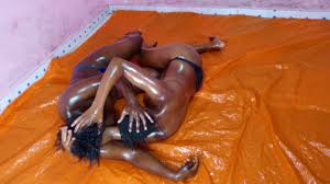 College bikini oil wrestling - Jello wrestle for addicts of WAM