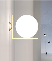 This light is height adjustable, so it is suitable for the centre of a room or for positioning above a dining table. 2021 Modern Brass Round Glass Ball Wall Lamp Home Living Room Bedroom Reading Wall Light Fixture Wa226 From Cindyyan713 68 83 Dhgate Com