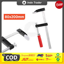 Mesin gergaji belah dan potong. Klem Jepit F Clamp Papan Kayu Alat Tukang Profesional Clamp Penjepit Mebel Kayu Shopee Indonesia