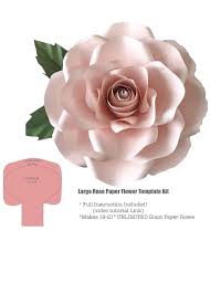 I love love love paper flowers. Hard Copy Template Of 19 21 Large Rose In Amazon Handmade Flowers Paper Paper Flower Kit Paper Flower Patterns