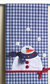 Here we have everything you need. Kitchen Towel Snowman Tea Towels Crafts Applique Towels Towel Crafts