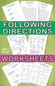 From alphabet to math to science, sensory and more, you'll find preschool activities that are engaging and effective. Following Directions Worksheets For Kids Itsybitsyfun Com