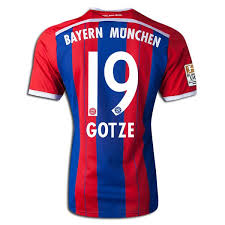 Mario Gotze 19 Bayern Munich 15 16 Home Soccer Jersey Bayern Munich Soccer Jersey Bayern