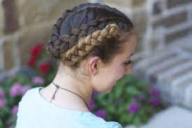 Easy Fold Up Braids Back To School Frisuren Braids Frisuren School Hairstyles For School Easy Hairstyles For School Easy Hairstyles