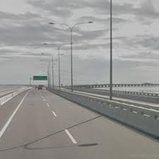 It's like a highway to nowhere, deja vu. Sultan Abdul Halim Muadzam Shah Bridge In Batu Maung Malaysia Google Maps
