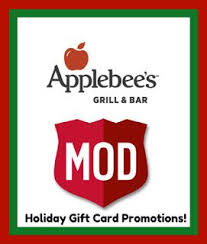 Please checkout your egift cart items and then return to this page to place any additional orders. Michigan Applebee S And Mod Pizza Restaurants Awesome Holiday Gift Card Promotion Plus Enter To Win Gift Card Promotions Holiday Gift Card Gift Card Giveaway