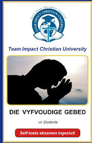 Studienet hjælper dig med din forberedelse til eksamen. Die Vyfvoudige Gebed Afrikaans Edition Christian University Team Impact 9781724627544 Amazon Com Books