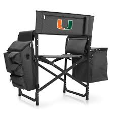 Miami Hurricanes Fusion Tailgating Chair Backpacking Chair Camping Chairs Outdoor Chairs