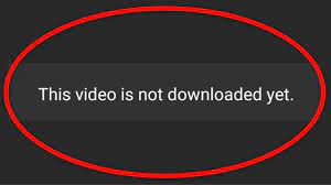How To Fix Youtube - This Video Is Not Downloaded Yet Error - Fix Youtube Video  Download Problem - YouTube