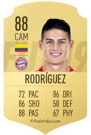 These particular totw players will be available for a week until. James Rodriguez Fifa 19 Spieler Statistik Card Preis