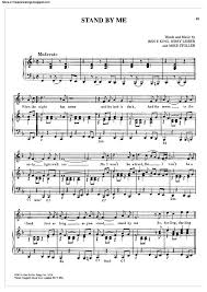 Stand By Me Free Sheet Music By Ben E King Pianoshelf Sheet Music Stand Free Sheet Music Stand By Me
