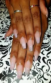 Glittery Ombre Ballerina Nails Ballerina Acrylic Nails Ballerina Nails Acrylic Nail Shapes