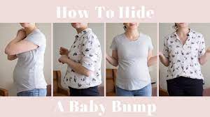 How To Hide A Baby Bump 8 Style Tips Youtube