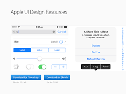 Messaging ui kit sketch app design. Apple Ui Design Resources For Photoshop And Sketch Freebiesbug