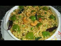 Instant Breakfast Recipe Quick Capsicum Ricebath For Breakfast In Kannada Capsicum Pulao Kannada Youtube