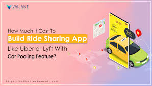 How to build an app like uber. Cost To Build Ride Sharing App Like Uber Or Lyft With Car Pooling Feature Valiant Technosoft