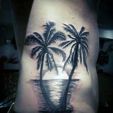 100 Palm Tree Tattoos For Men Tropical Design Ideas Tree Tattoo Men Sunset Tattoos Palm Tattoos