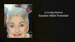 Suzette Allen Forestier Obituary