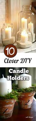 10 Clever Diy Candle Holders Diy Candle Holders Diy Candles Candles