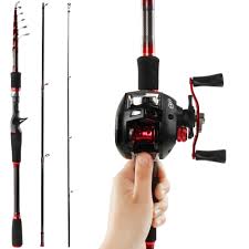 Maybe you would like to learn more about one of these? Reawow Fishing Rod And Reel Combos Portable Carbon Fiber Telescopic Deep Sea Gun Handle Fishing Rod With Baitcast Reels For Bass For Travel Buy Online In Saint Vincent And The Grenadines At