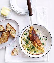 Australian Gourmet Traveller Fast French Recipe For Leek And Chevre Souffle Omelette Recipes Food Brunch Recipes