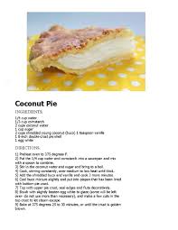 Buco Young Coconut Pie Recipe Food Com Recipe Coconut Pie Coconut Pie Recipe Recipes