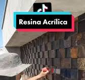 Aplicando resina acrílica na pedra ferro 10x10 cm #azulejista #pedraferro  #pedreiro #resinaacrilica #fachadasdecasas